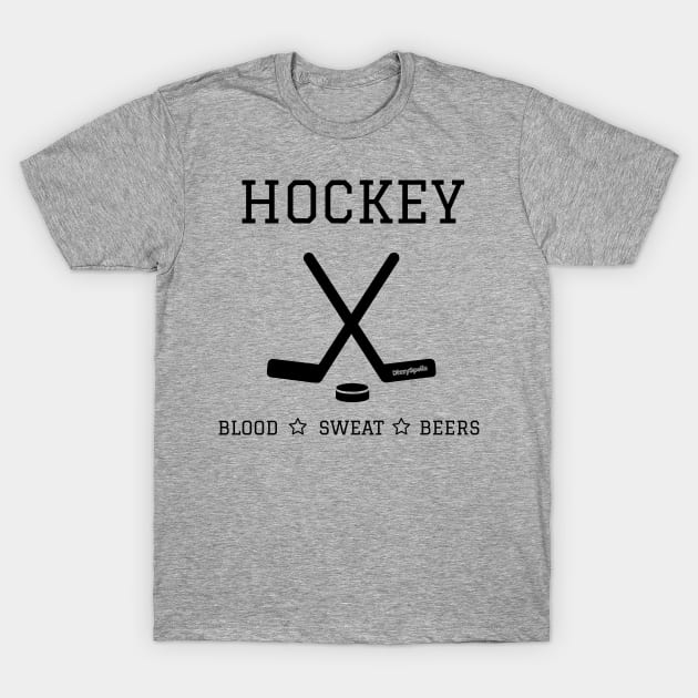 Blood, Sweat and Beers! T-Shirt by DizzySpells Designs
